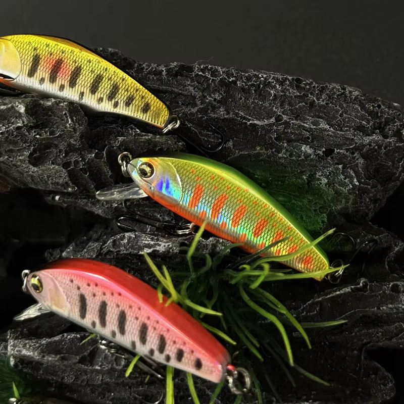 Señuelo Minnow Hundible 44mm 3g con Anzuelos Triples - imagen 5