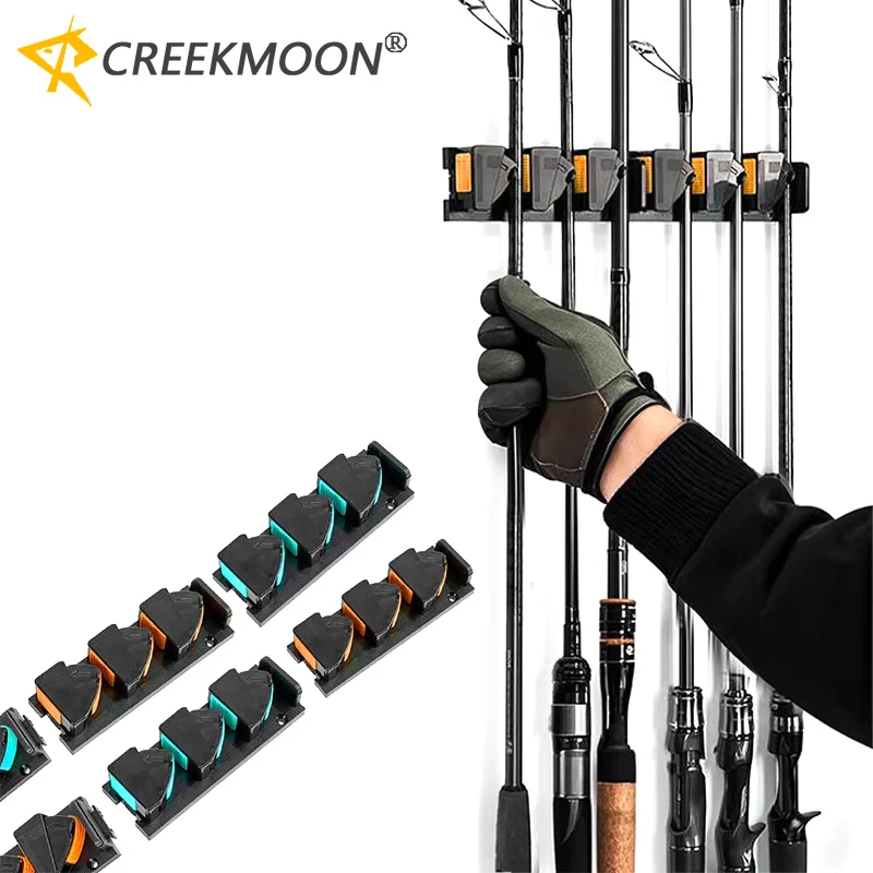 Portacañas de Pared Adhesivo 3M sin Taladrar – Soporte para Pesca