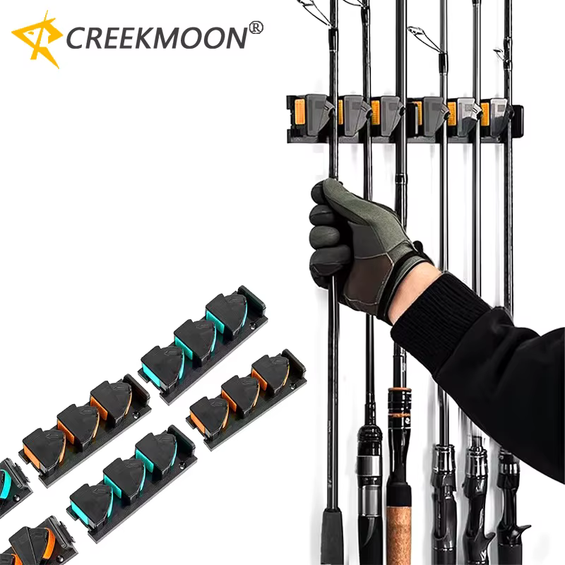 Portacañas de Pared Adhesivo 3M sin Taladrar – Soporte para Pesca