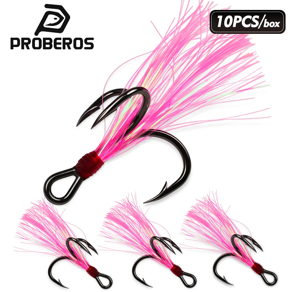 Anzuelos Triples Proberos – Acero Alto Carbono para Señuelos Duros y Crankbaits - imagen 5