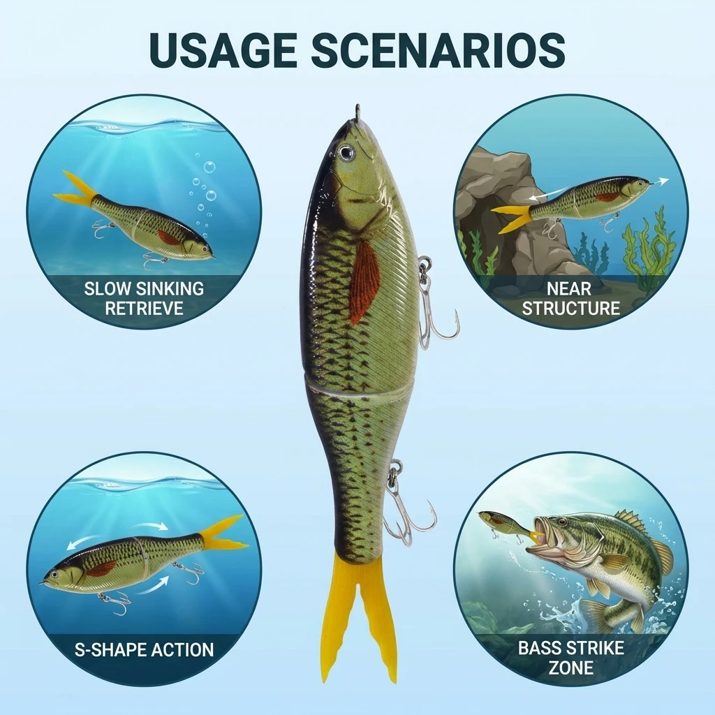 Señuelo duro resistente para pesca