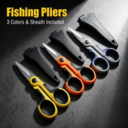Hirisi Tijeras de pesca de acero inoxidable para línea trenzada PE