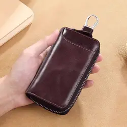 Porta llaves universal de cuero multifuncional gran capacidad