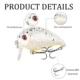 Crankbait jerkbait flotante de cebo duro para lubina y carpa - imagen 3