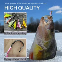 TAKEDO 2G Anzuelo para hielo Micro con cabeza preciso invierno