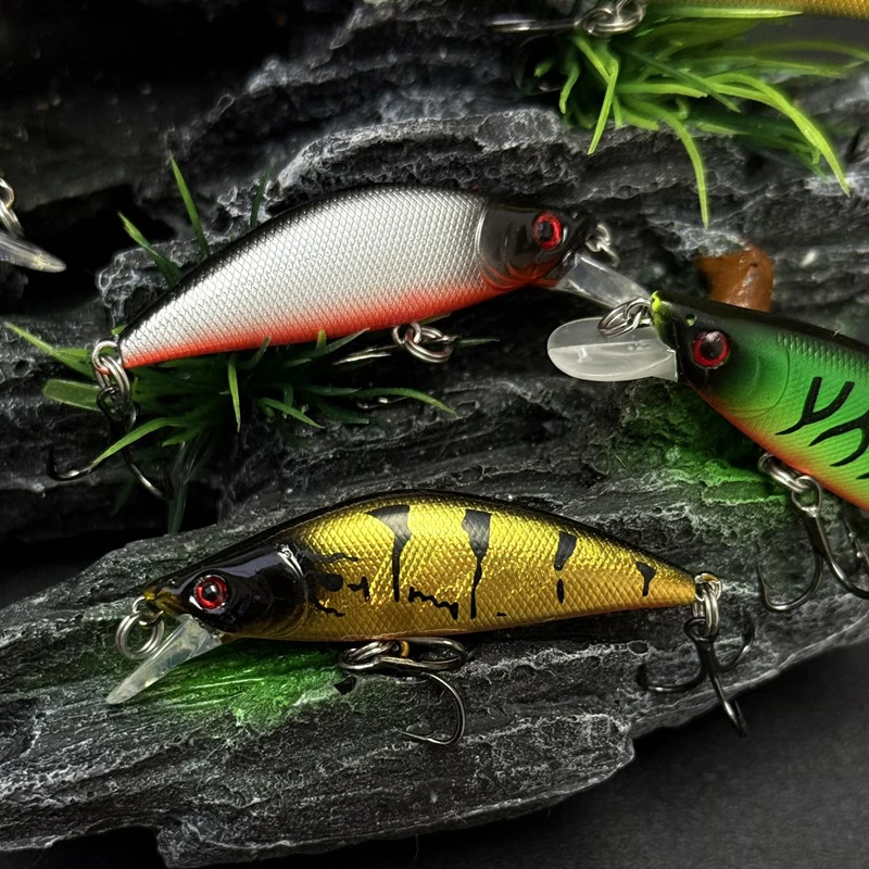 Minnow hundido Jerkbait de largo alcance para trucha y lucio - imagen 3