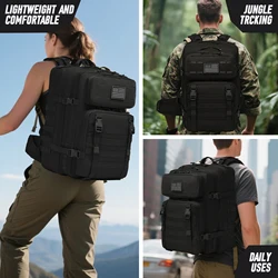 Mochila táctica impermeable para senderismo y caza