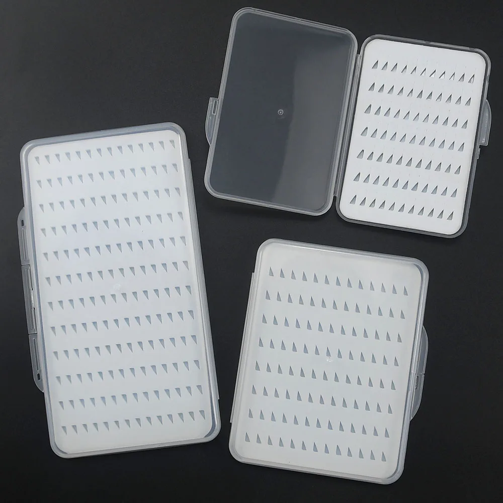 Caja de pesca con mosca transparente: inserto de espuma ranurado - imagen 4