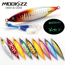 MOOKZZ Jigs Slow Pitch – Señuelos duros para pesca en mar