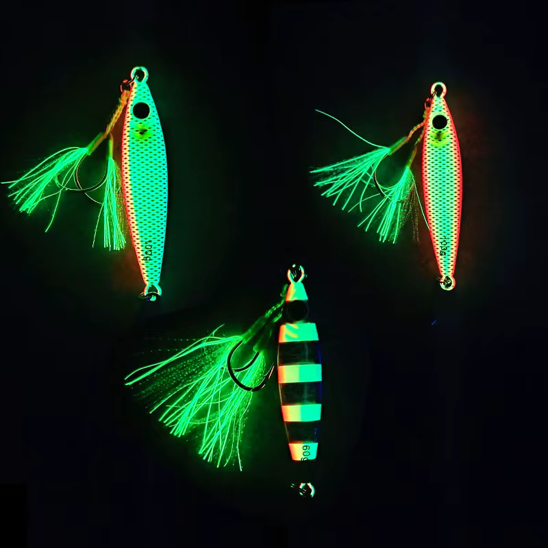 AS Slow Jig Luminiscente – Señuelo para jigging de hundimiento lento - imagen 5