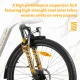 Bicicleta eléctrica TTGO C2 PRO – motor trasero potente freno de disco - imagen 3
