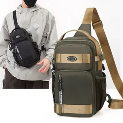 Mochila de pesca ligera de hombro cruzada para hombre