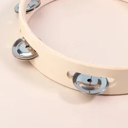 Pandereta Orff Madera Una Fila Aros Madera