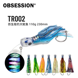 OBSESSION Mahi Marlin Wahoo – Señuelo pulpo blando 110g