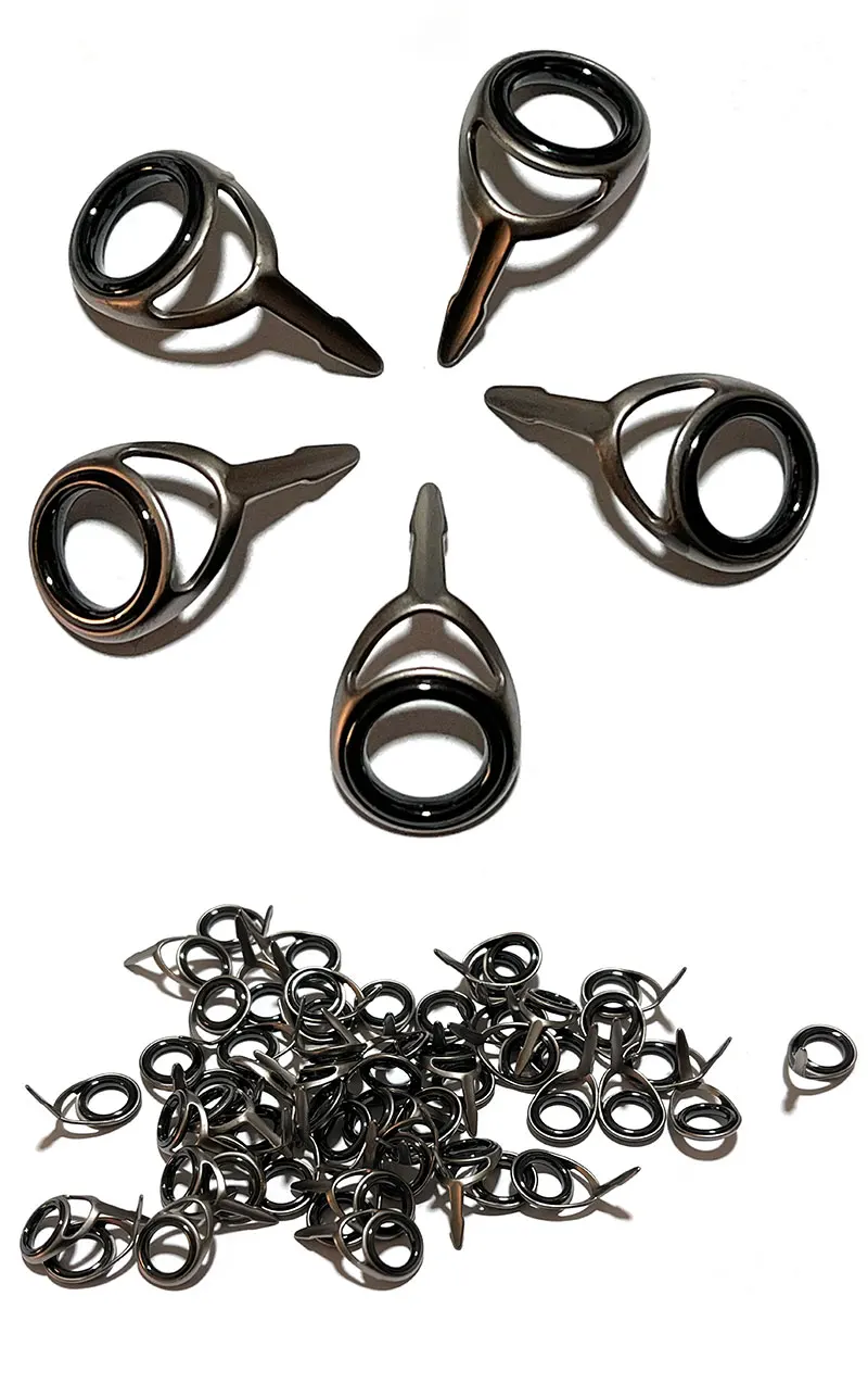 Anillas de guía para cañas, acero inoxidable
