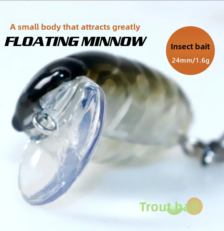 Detalle del cuerpo y colores del crankbait SWOLFY