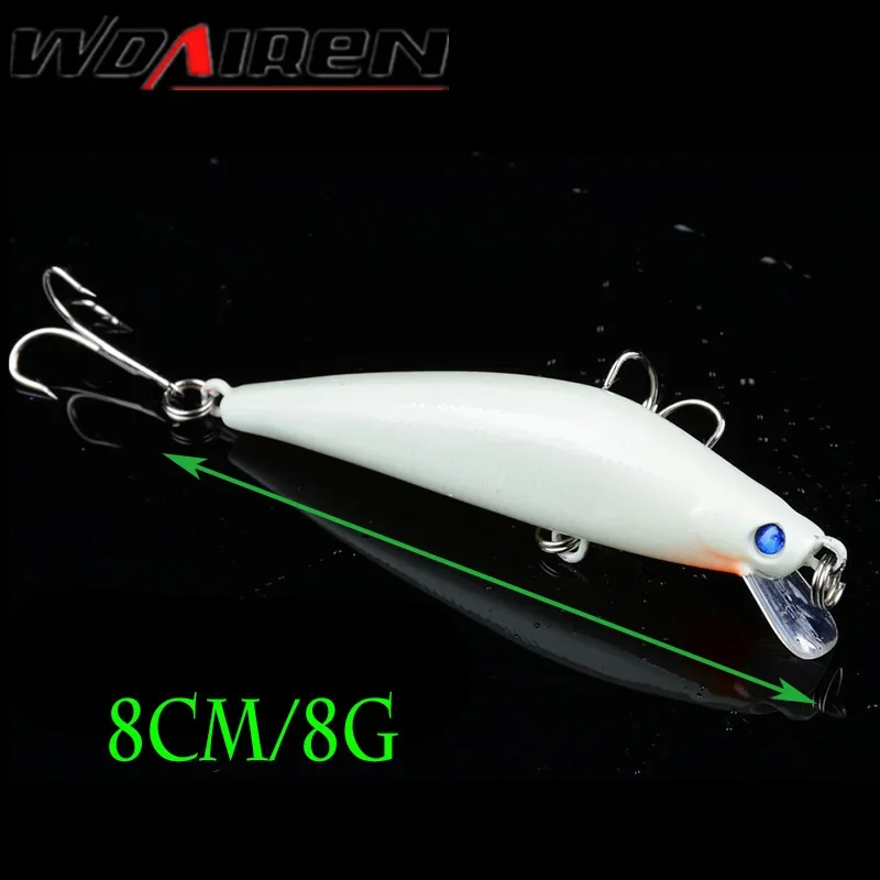 Señuelo Crankbait nocturno luminoso para lucio y carpa, ojos 3D - imagen 5