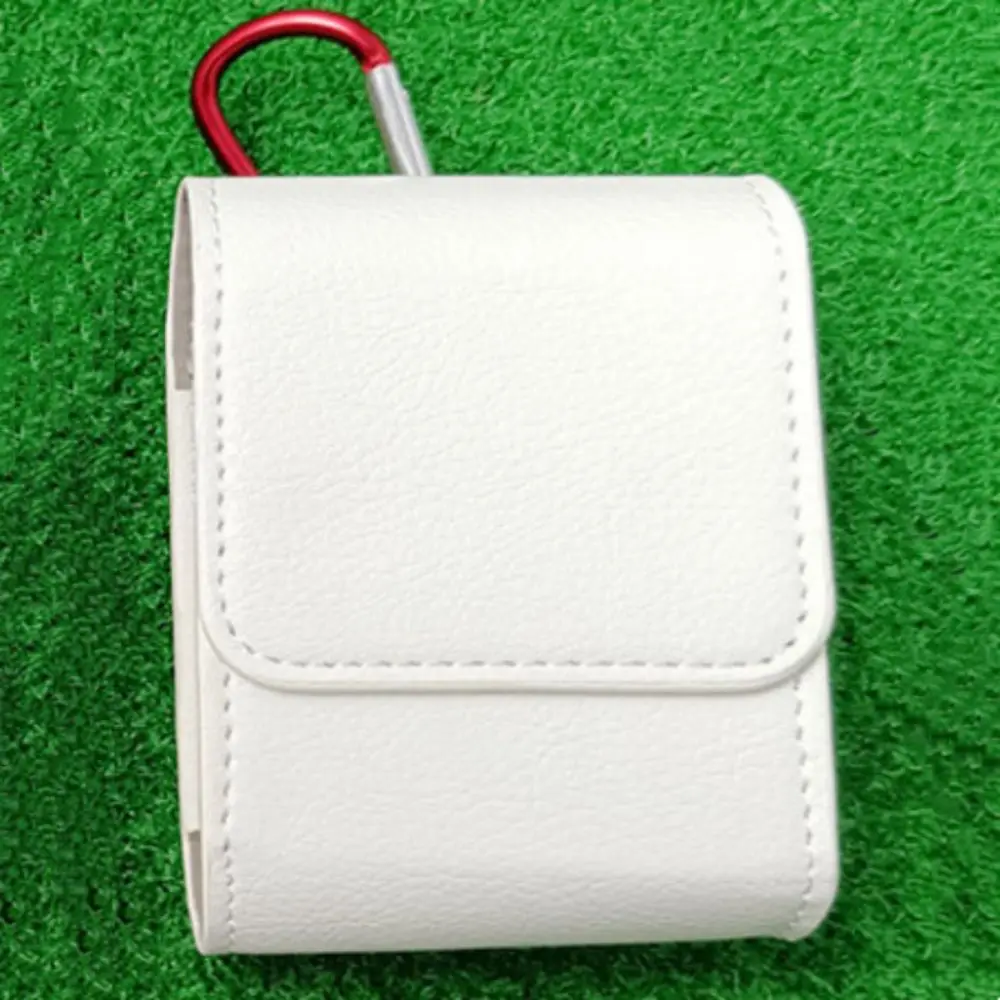 Estuche rígido para telémetro de golf de cuero PU con hebilla