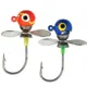 Hélice anzuelo Jig Head con púas para vinilo señuelo rotatorio - imagen 5
