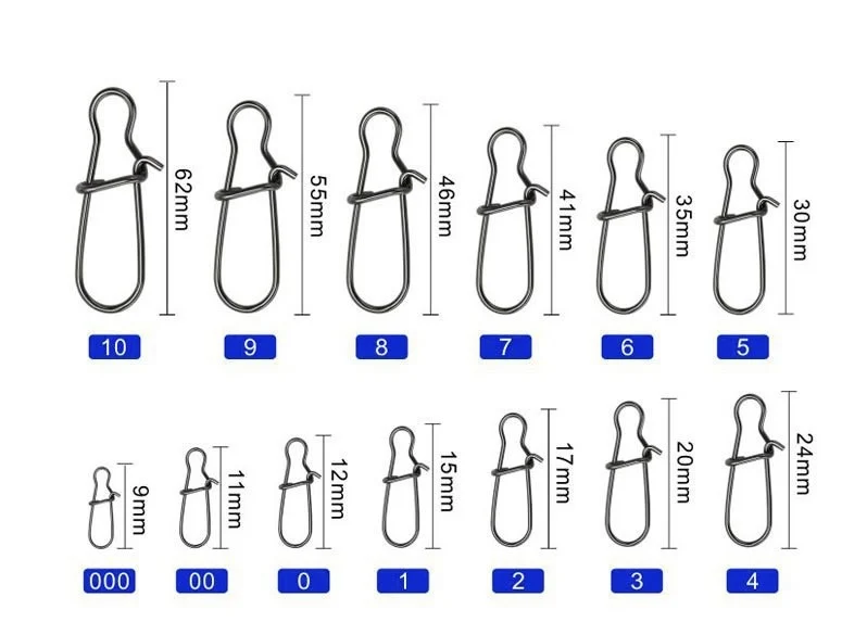 Anillas giratorias de acero inoxidable con clips de cierre rápido - imagen 4