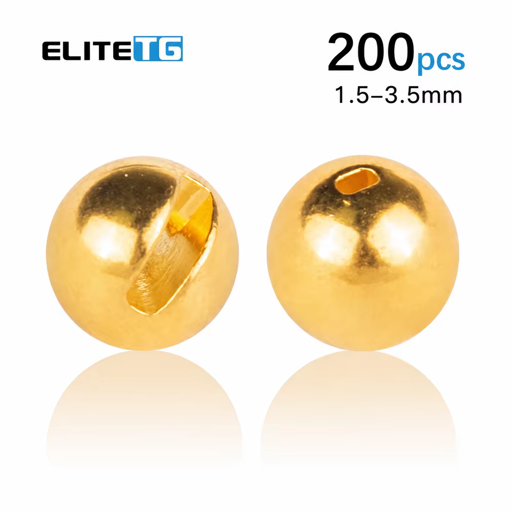 Perlas de tungsteno Elite TG 1,5‑3,5 mm – Rainuradas para pesca - imagen 3