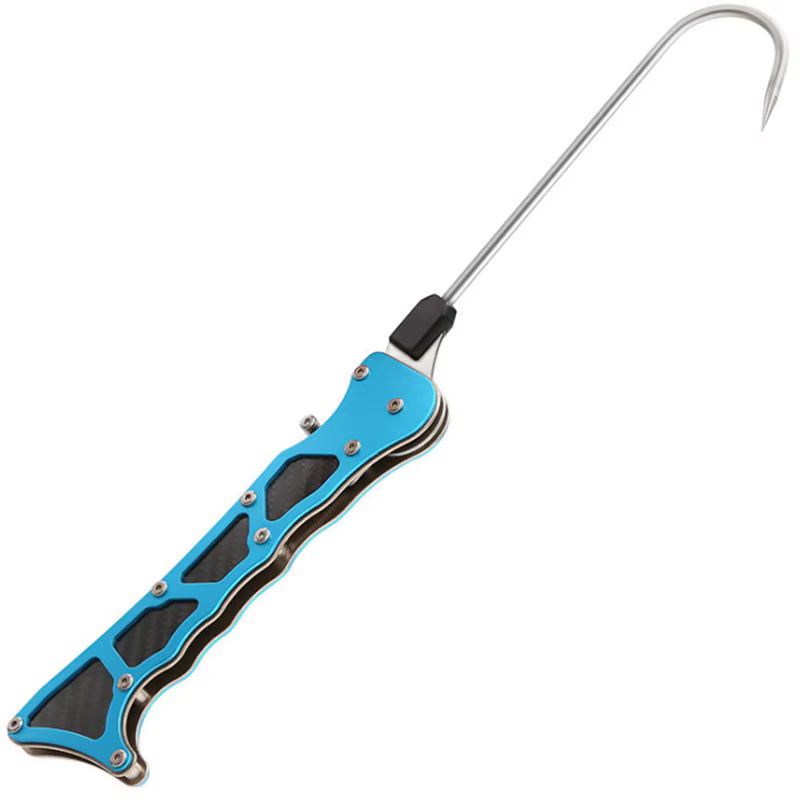 Gancho de pesca telescópico plegable de acero inoxidable - imagen 2