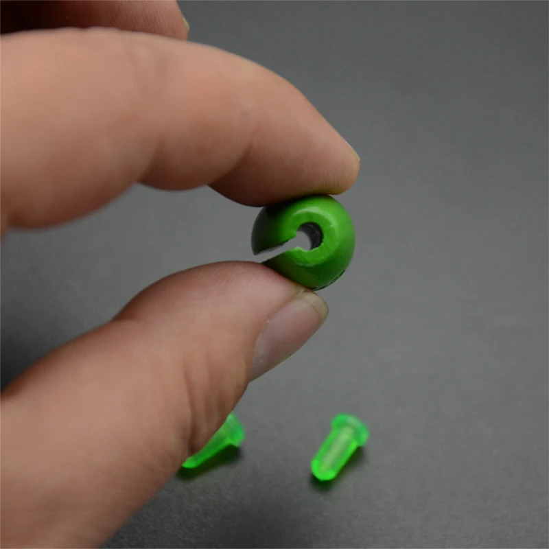 Plomos de oliva con inserción rápida en línea de pesca - imagen 3