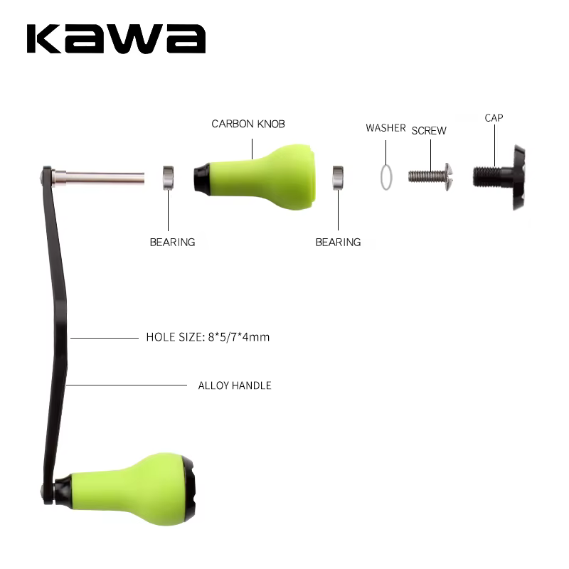 Perilla Carrete Baitcasting Kawa-mango TPE 120mm - imagen 4