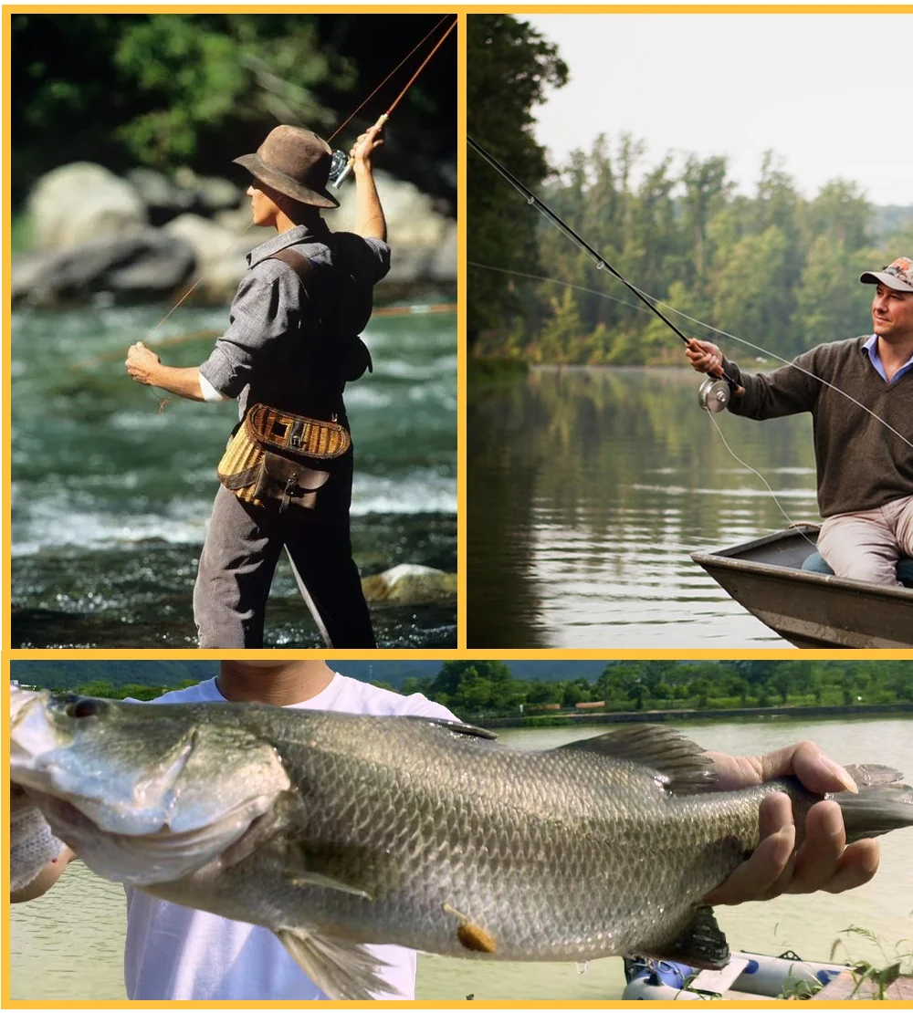 Accesorios y enfoque en pesca con mosca