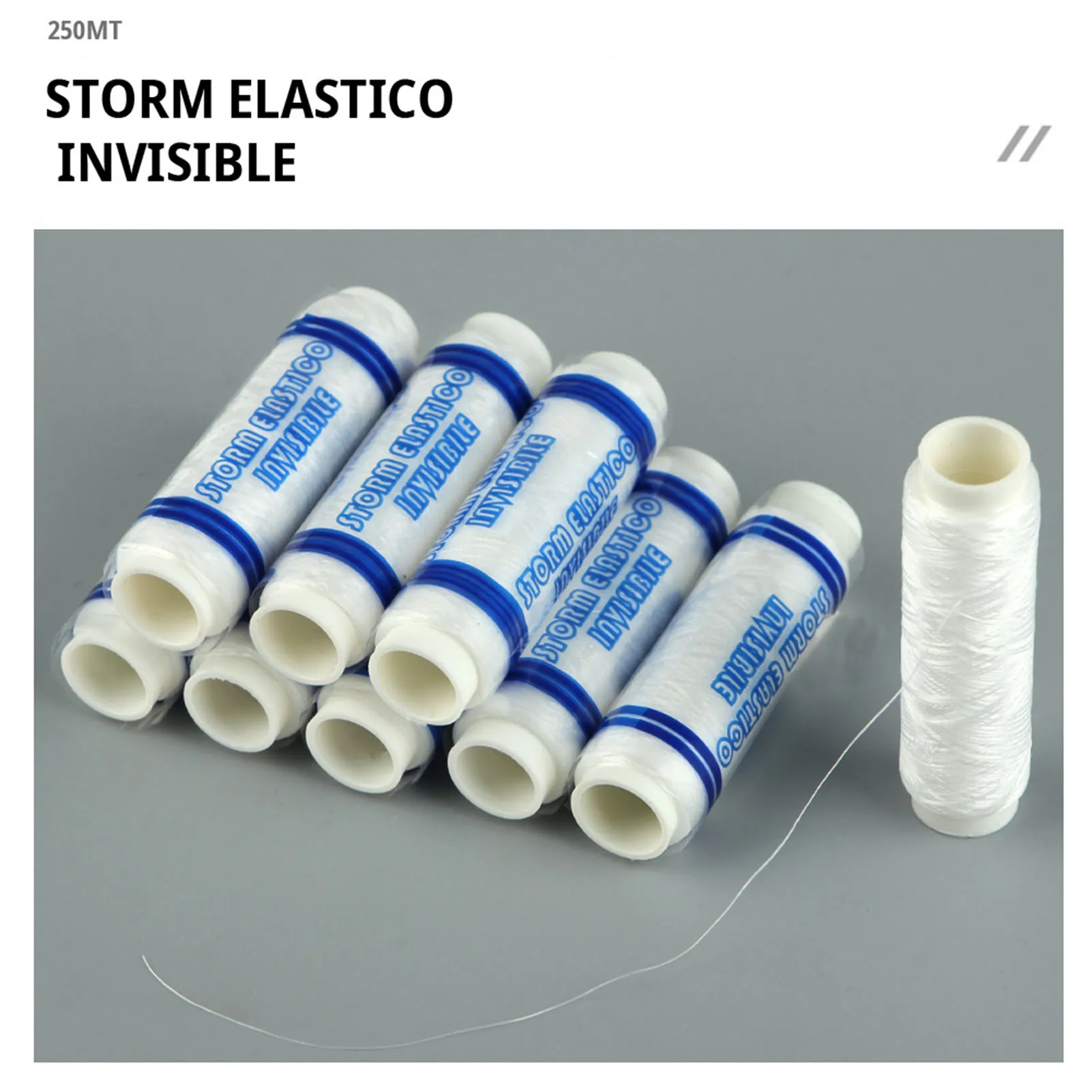 Hilo elástico de nailon para sujetar cebos de pesca - imagen 2