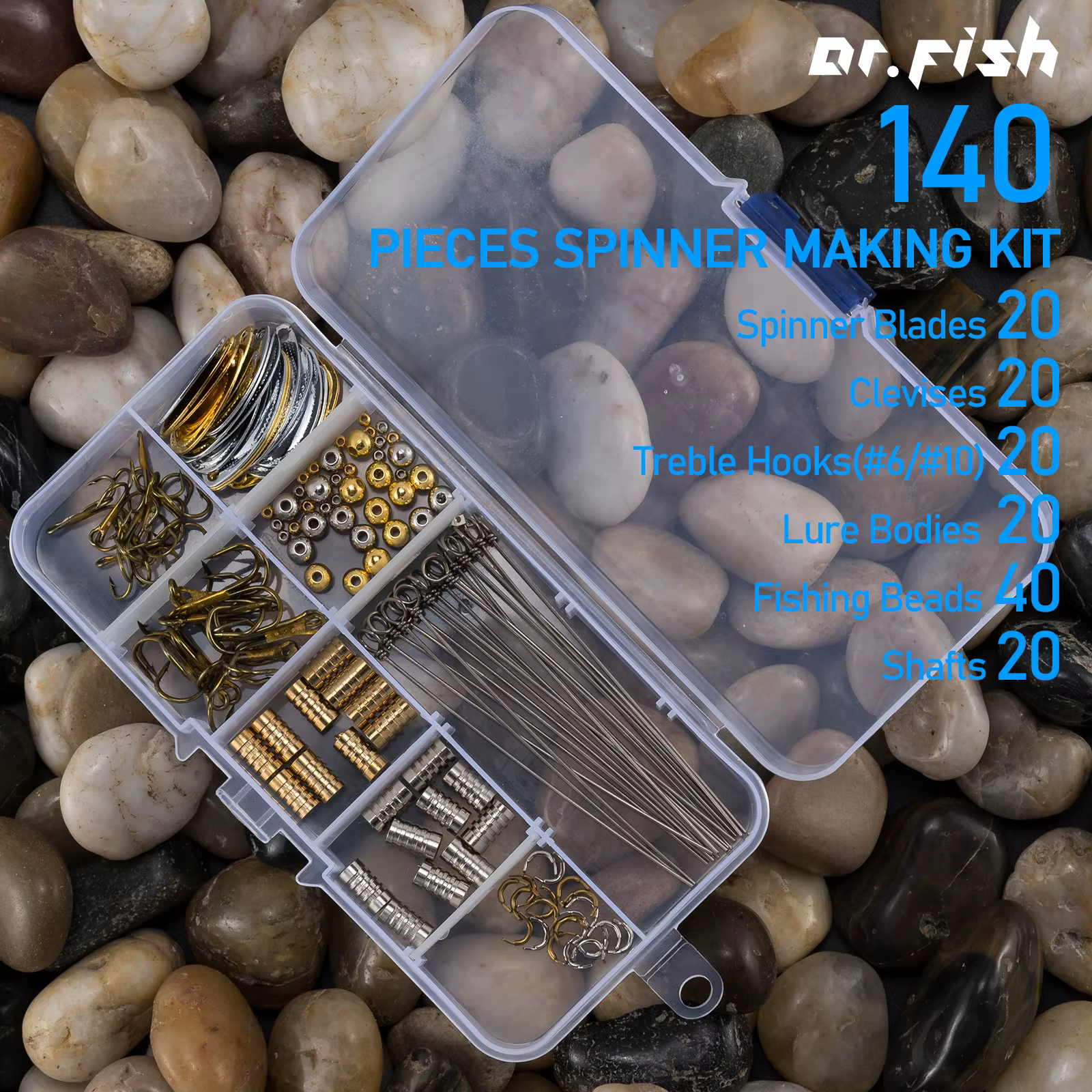 Kit DIY Señuelos Pesca – Cuchillas Giratorias, Spinners y Wobblers - imagen 5