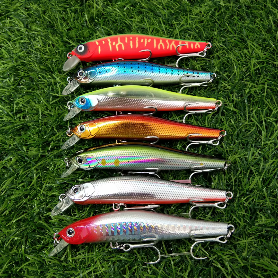Swolfy Señuelo Minnow Wobbler 10cm 12g Ojos 3D Hundido – Lance Lejano