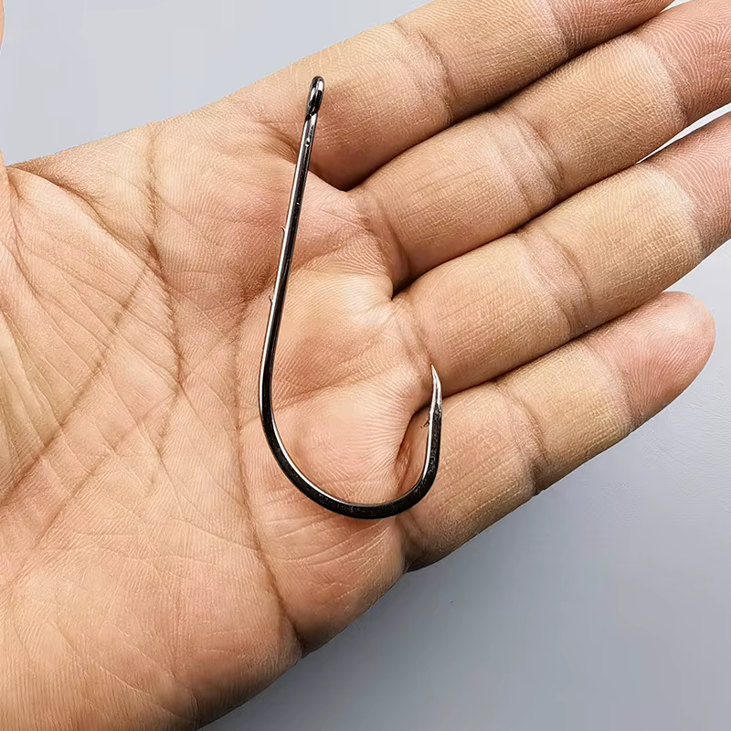 Anzuelos para carpa con doble espina - Acero carbono, vástago largo - imagen 4
