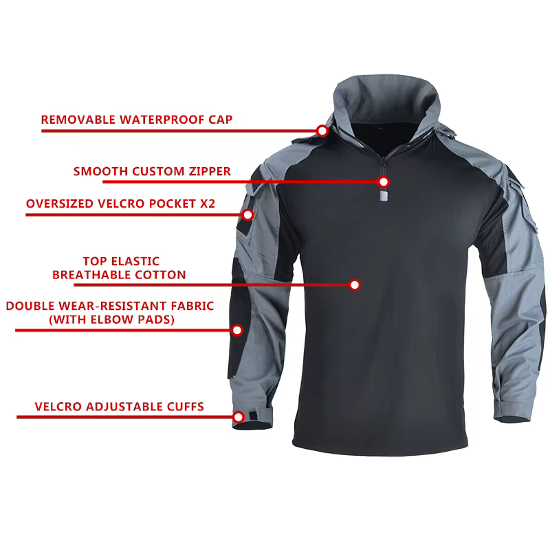 Conjunto de pesca camuflaje algodón hombre - Ropa técnica de pesca - imagen 3