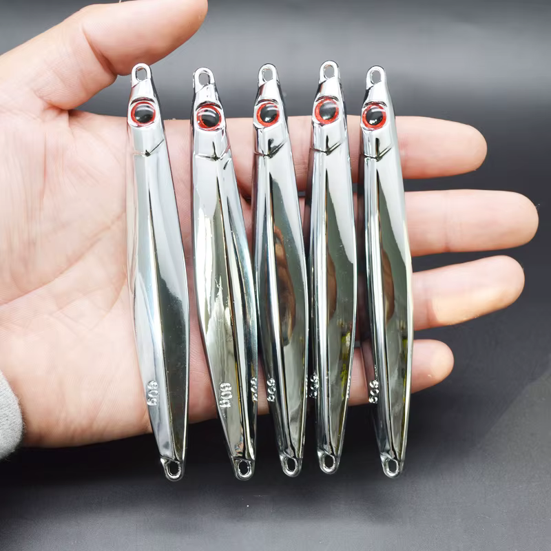 Metal Jig Plateado para Lubina 60-100g - imagen 3