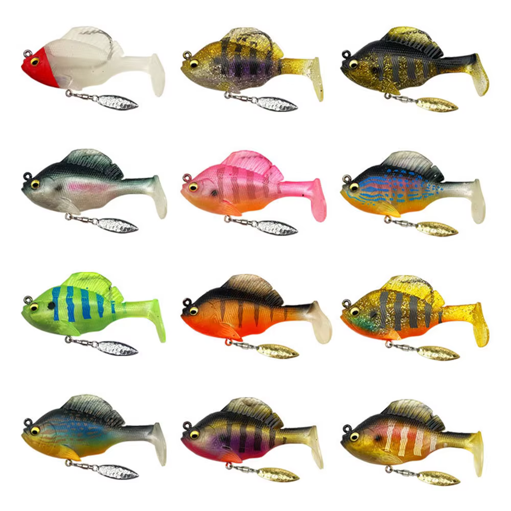 Hanlin Cebo Suave Cola en T – Señuelos de Pesca para Lubina