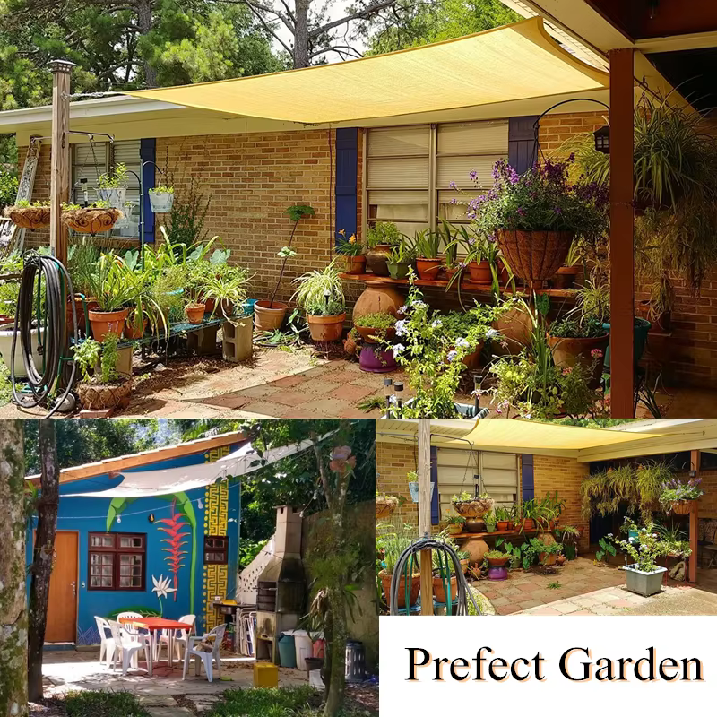 Toldo impermeable con protección solar para exteriores Vela de sombra - imagen 4