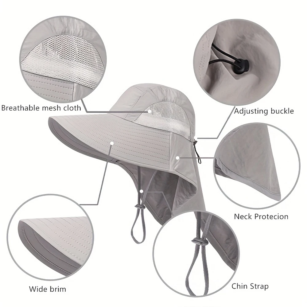 Protección facial y del cuello para exteriores