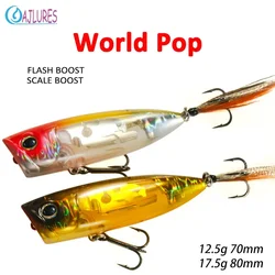 Popper Topwater Flash Worldpop – Señuelo flotante para superficie
