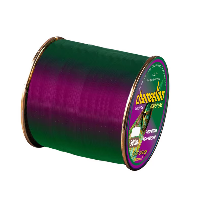 Línea de pesca cambio color fluorocarbono monofilamento para carpa - imagen 3