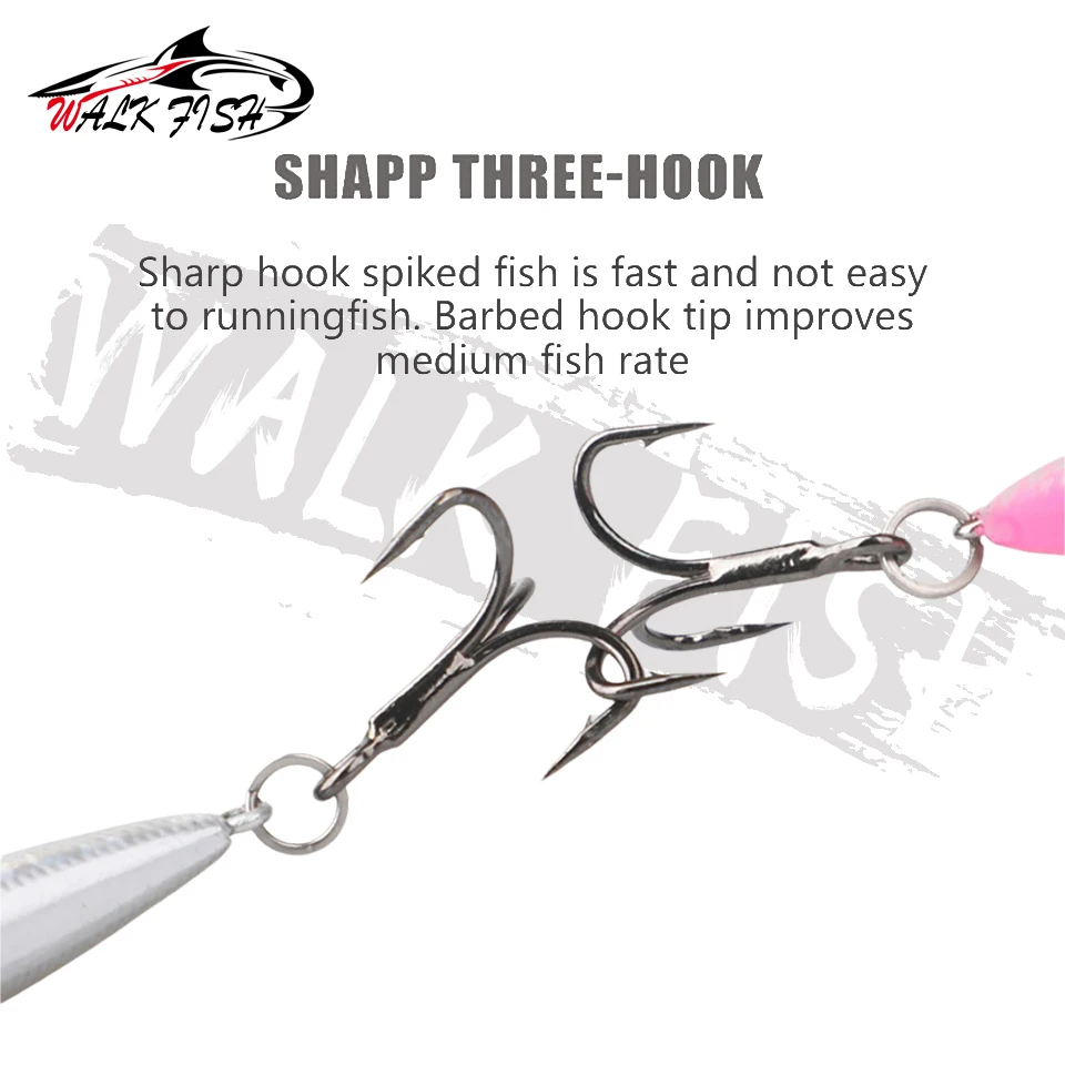 WALK FISH Señuelo Minnow hundimiento lances largos para lubina, lucio