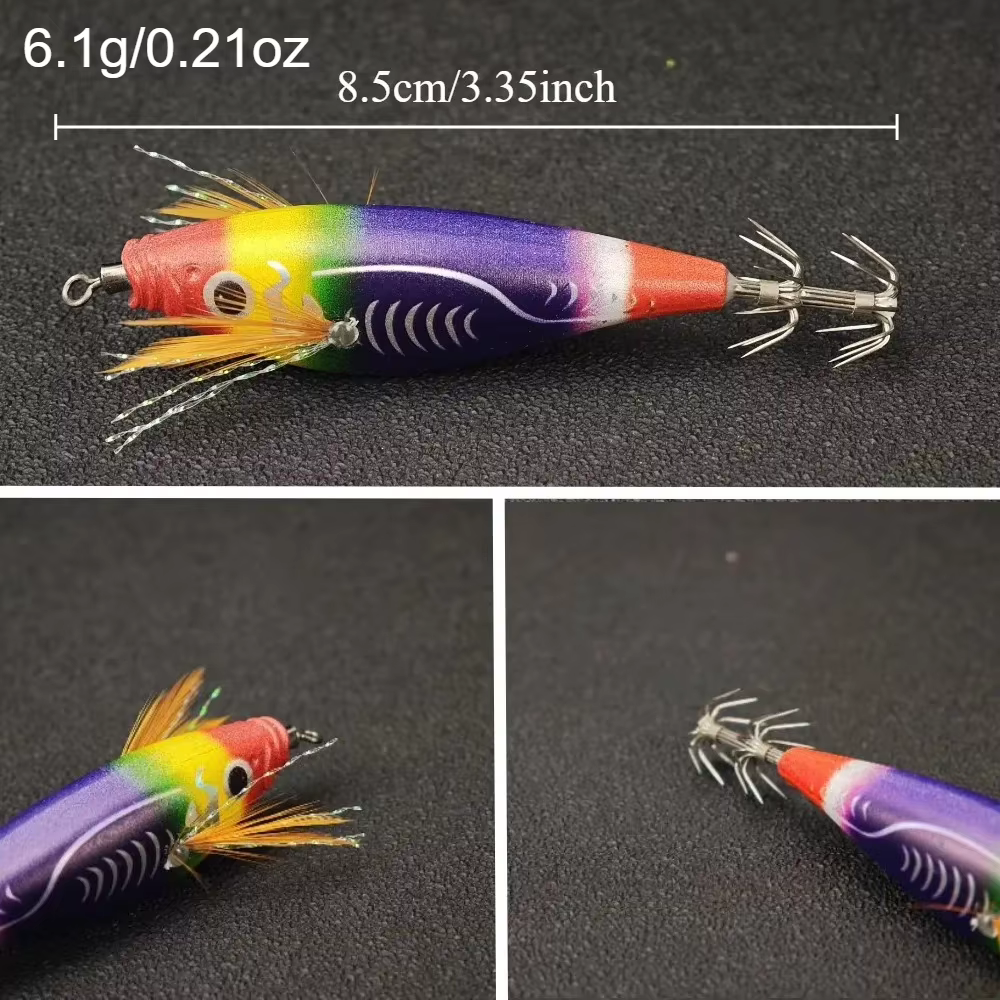 Señuelo Calamar Ackibbik para Agua Salada - imagen 2