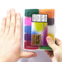 Dubbing sintético Trilobal para atar moscas – 10 colores