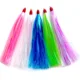 Señuelos Bucktail Mylar Flash Tail para atún, wahoo y lubina