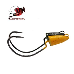 Anzuelo Compensado ESFISHING Acero Alta Resistencia para Vinilo