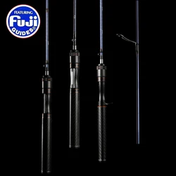 Caña spinning UL fibra carbono – Anillos FUJI para lubina y drop shot