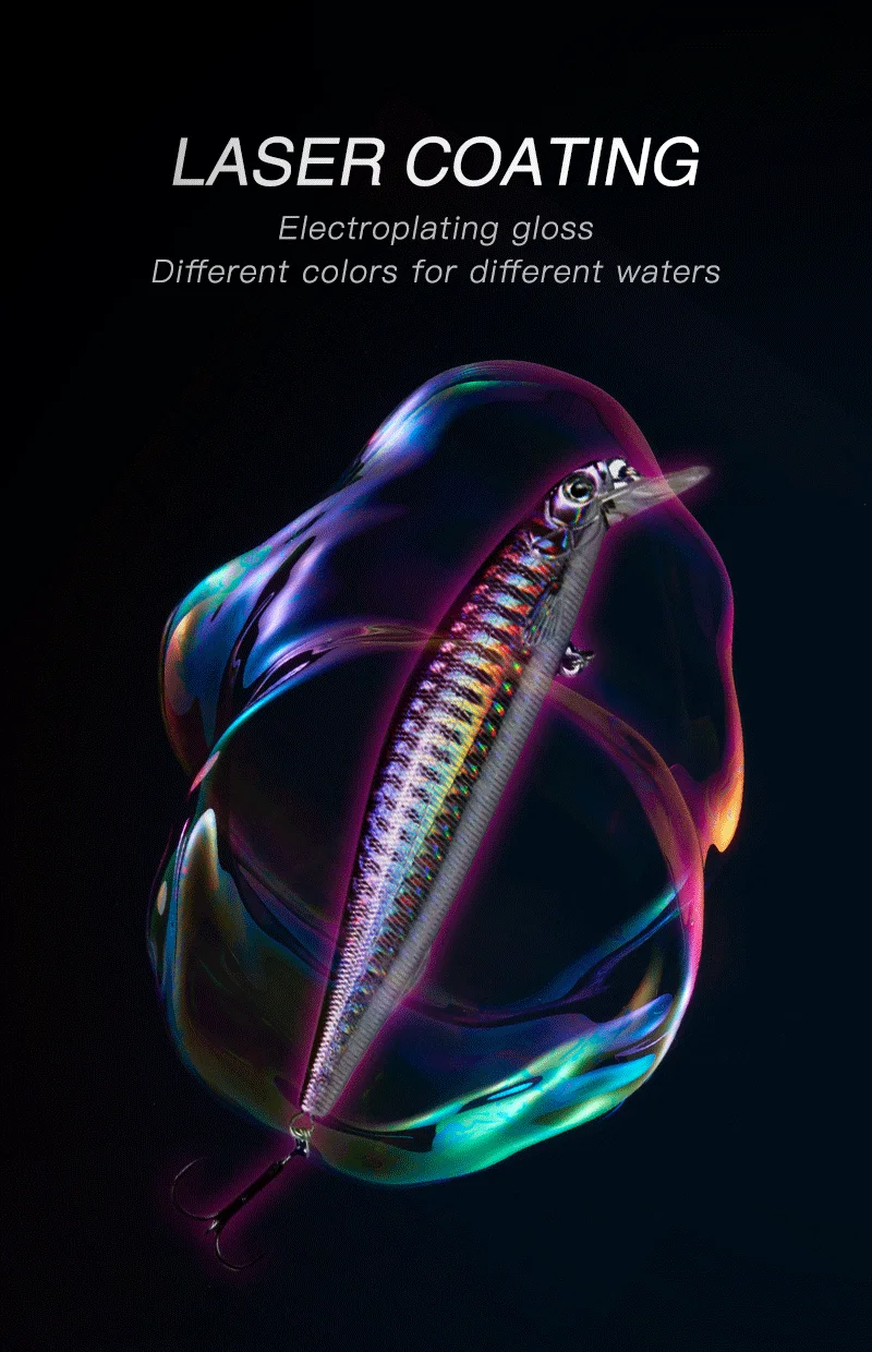 Comparativa de tallas disponibles del Minnow SeaSir