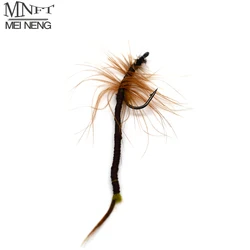 MNFT Adams Marrón – Mosca seca cuerpo extendido para pesca trucha