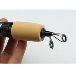 Caña para camarones en carbono — corta, ultrarresistente y ligera