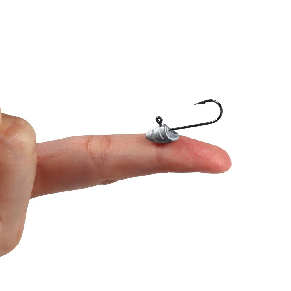 MrLurion Jig Head para vinilo con anzuelo pequeño y púas - imagen 3